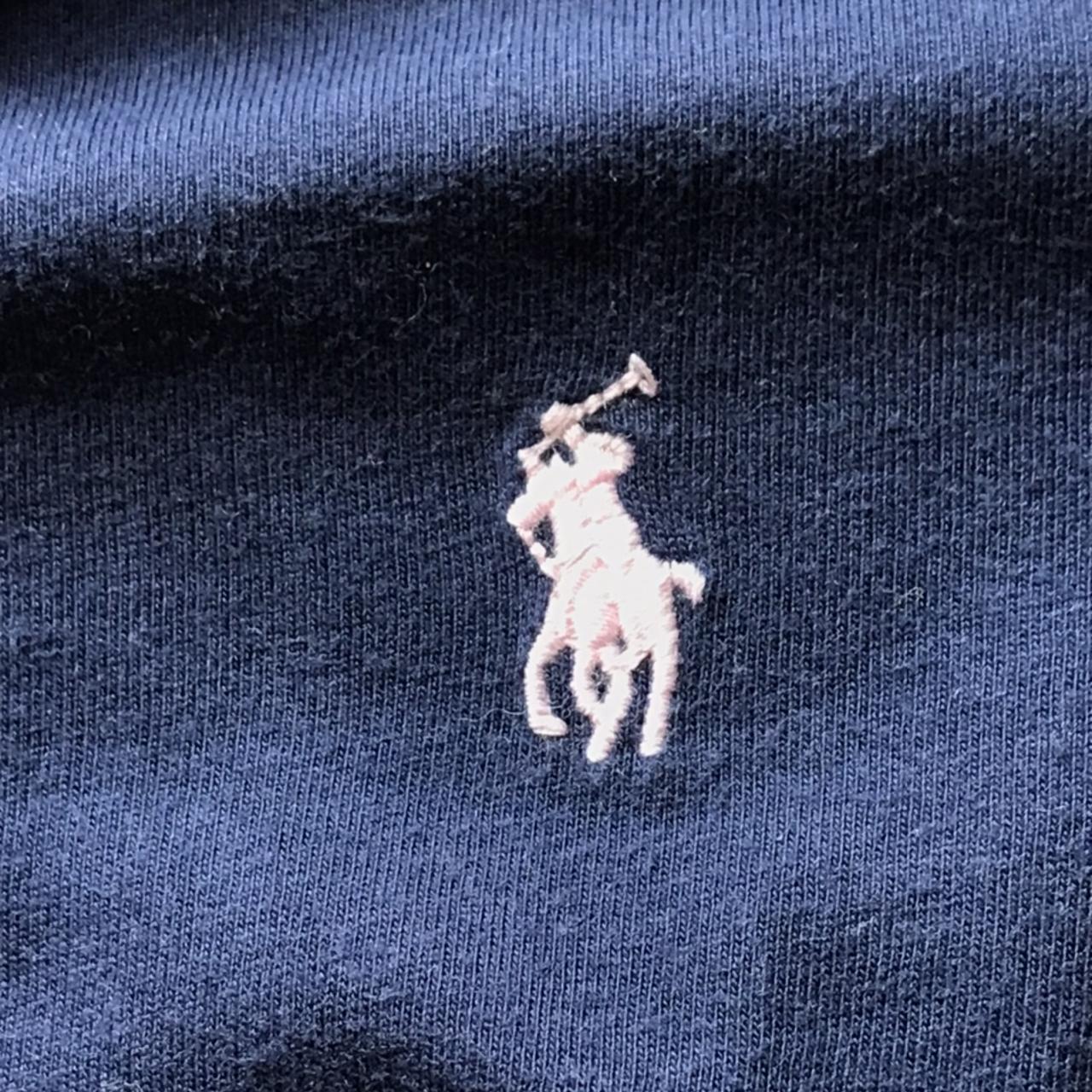 Polo Ralph Lauren Women's Navy and Pink Shirt | Depop