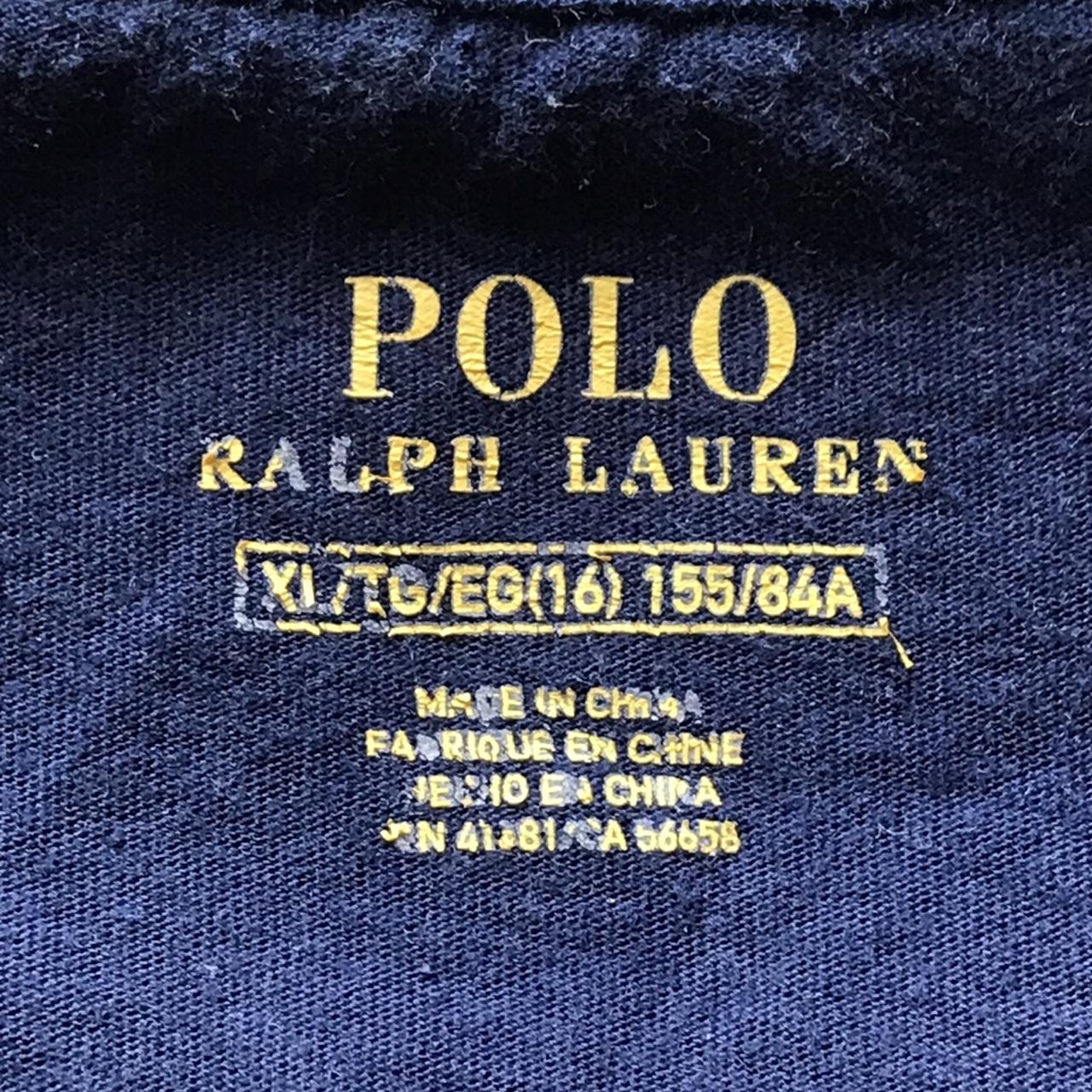 Polo Ralph Lauren Women's Navy and Pink Shirt | Depop