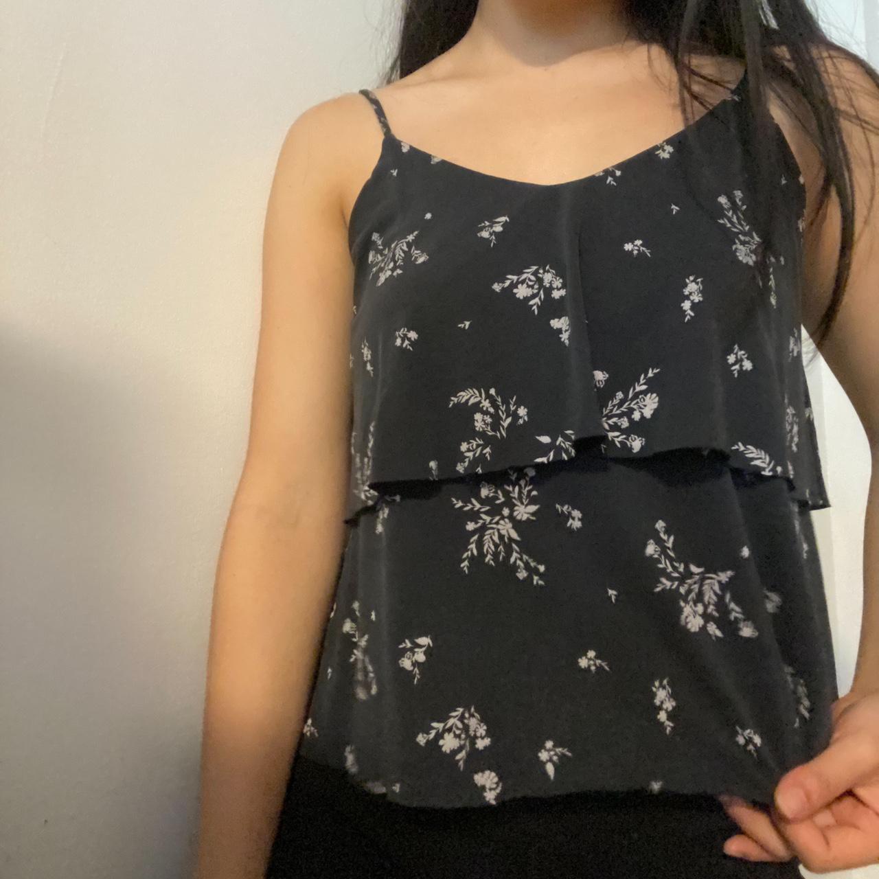 Product Image 2 - Black floral cami top
Has two