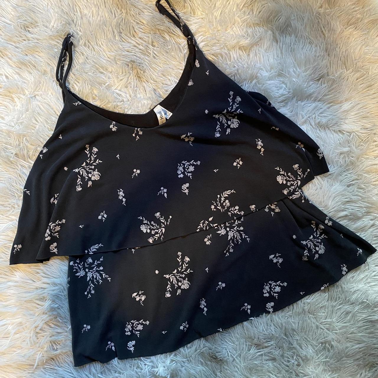 Product Image 3 - Black floral cami top
Has two
