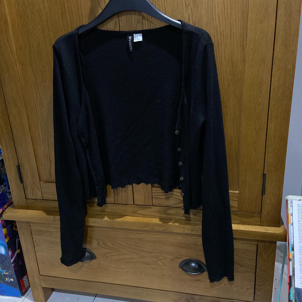 Women S Black Cardigan Depop