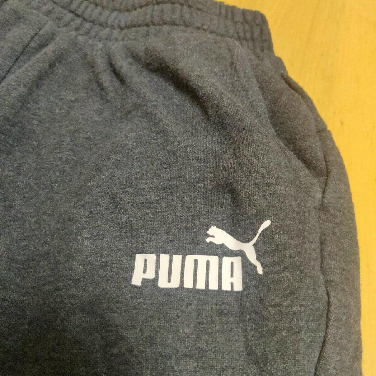 puma grey joggers womens