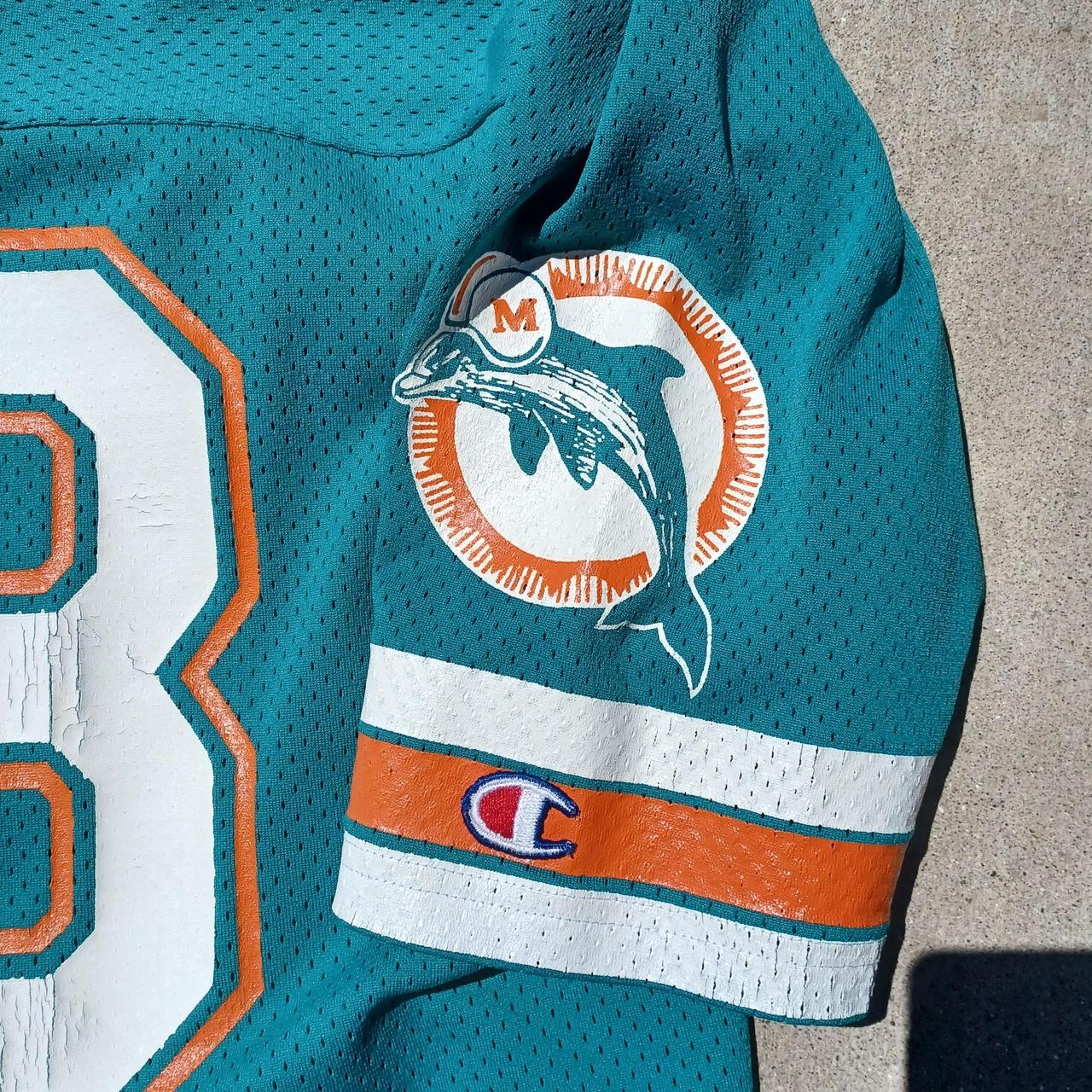 Vintage 1995 Dan Marino dolphins jersey. No rips - Depop