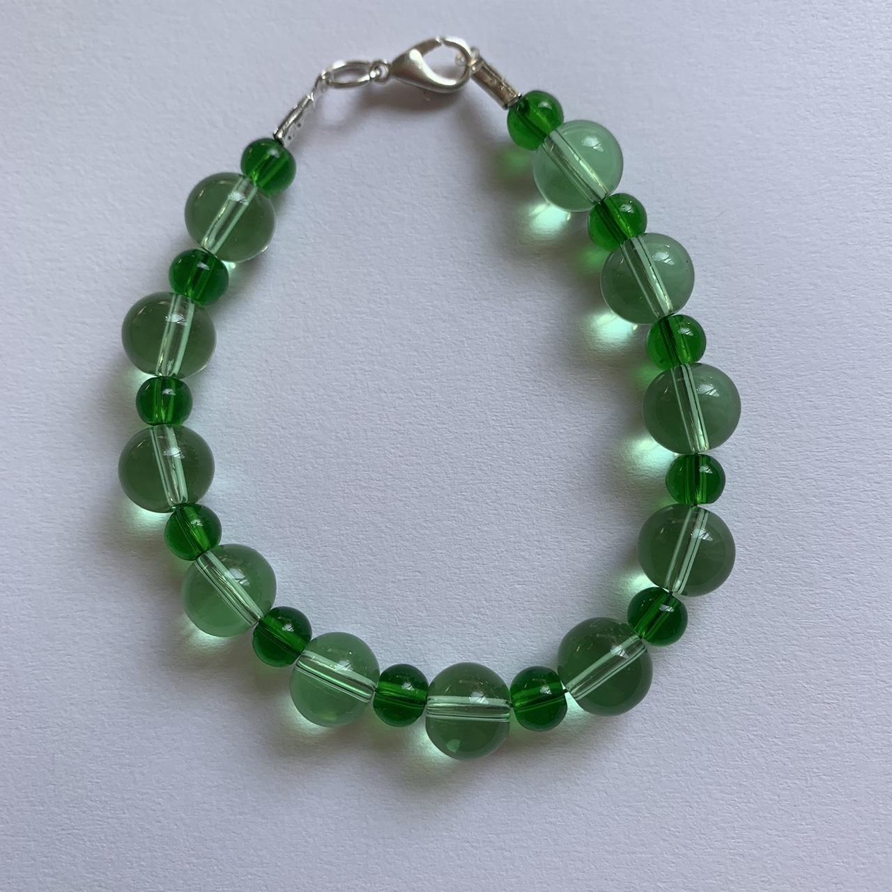 emerald green bracelet 🪷 fits s-m wrist $15 + free... - Depop