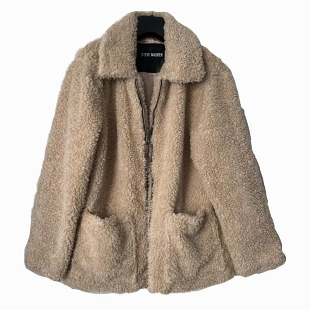 steve madden faux shearling jacket