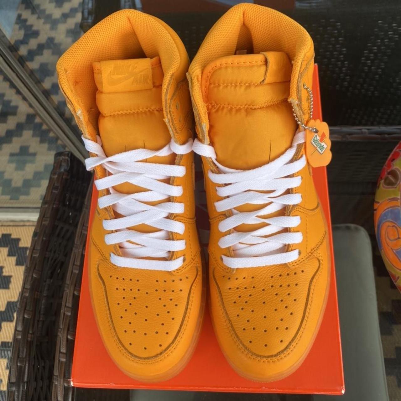 gatorade orange jordan 1