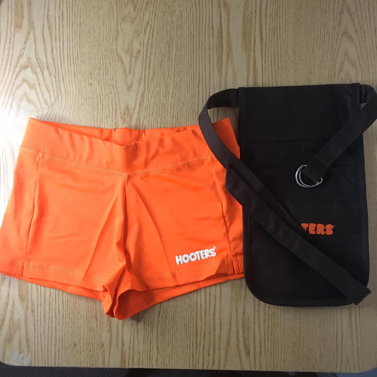 New Hooters Girl Uniform Shorts and Money Pouch - Depop