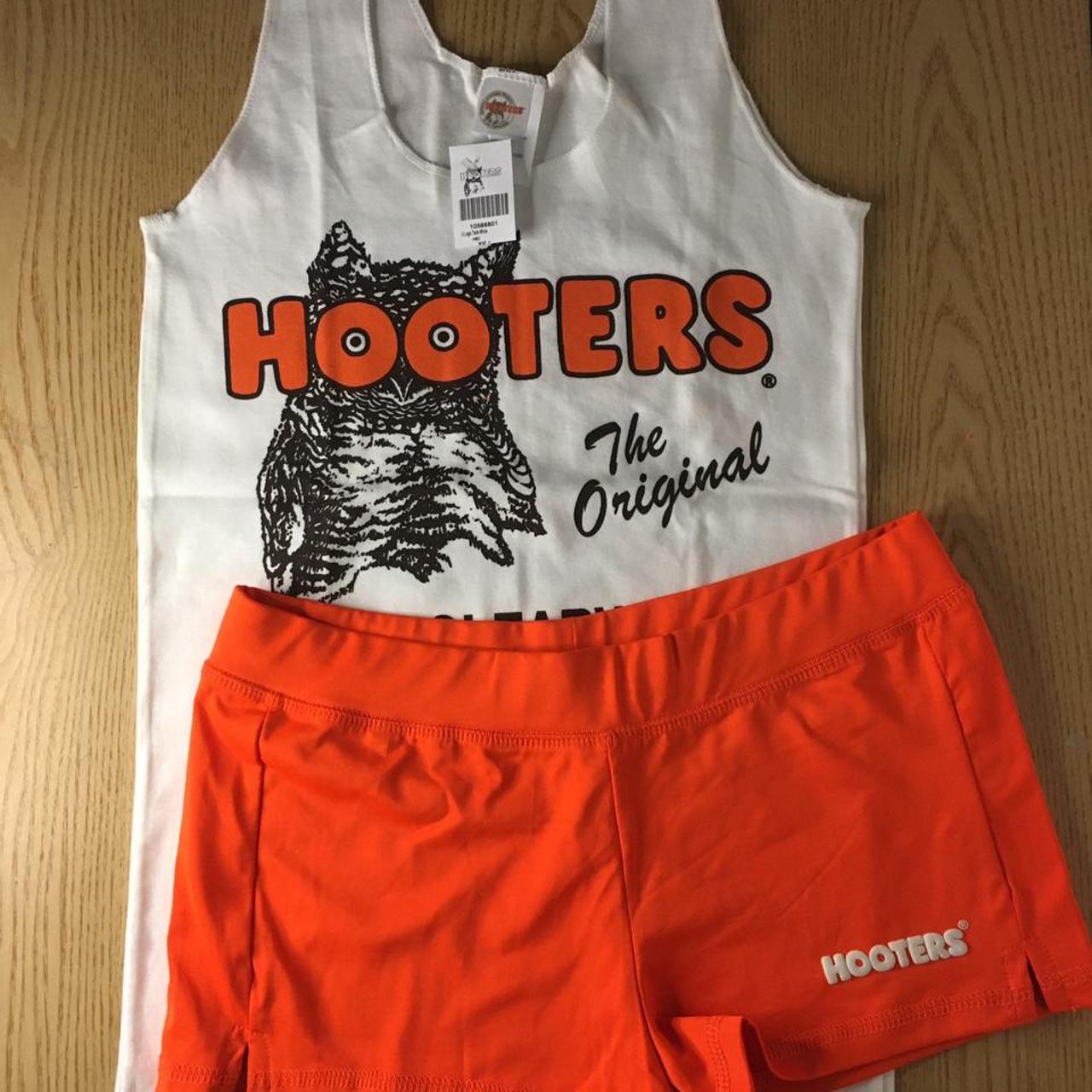 Orange best sale hooters shorts