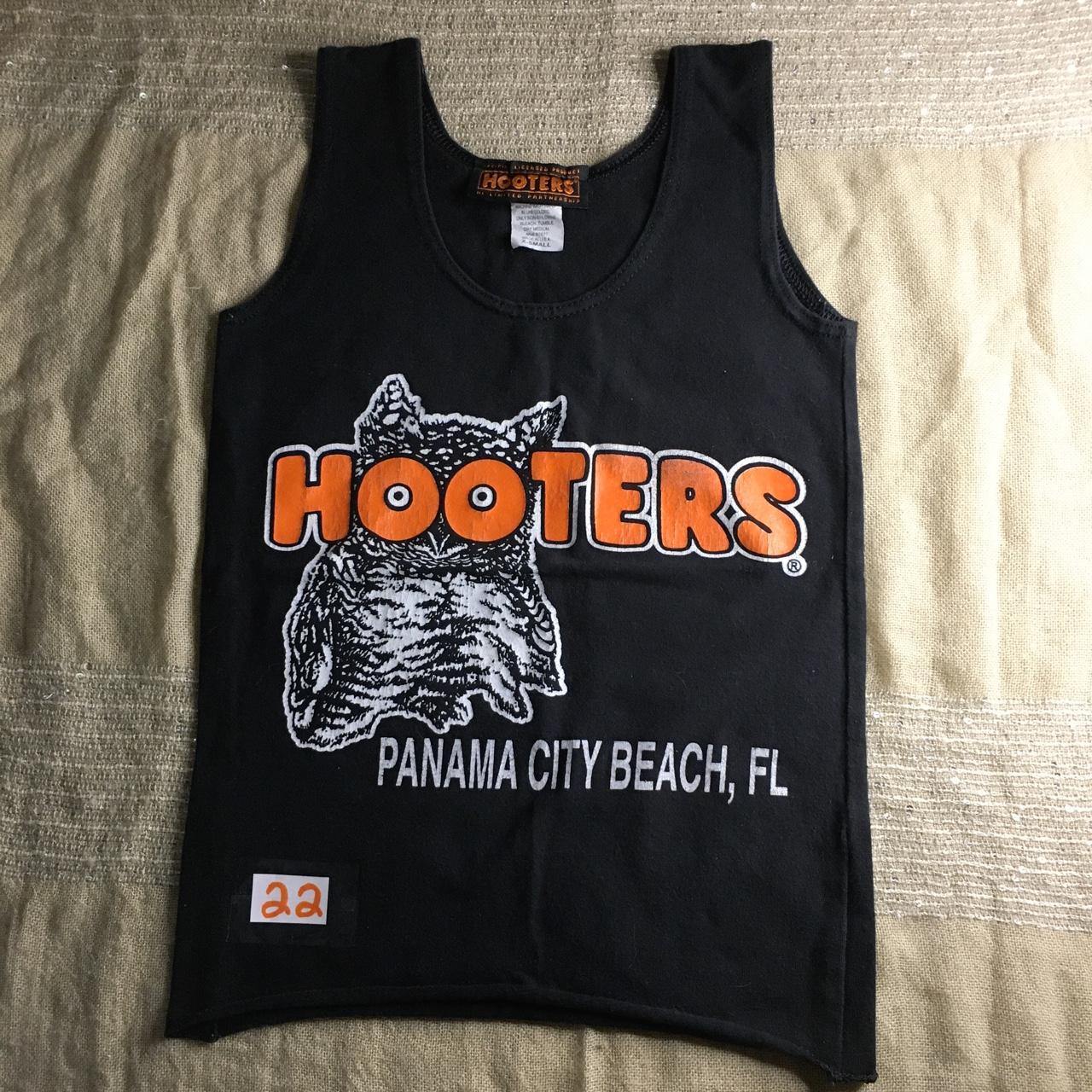 Bin 21 #22 Hooters Girl Worn Tank from Panama City... - Depop