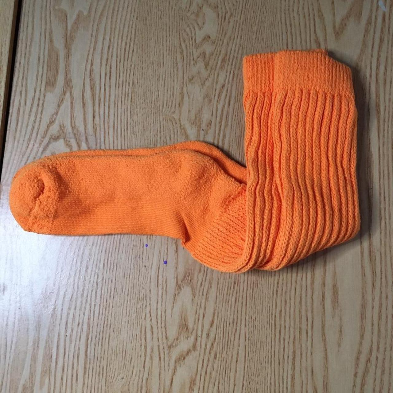 New Hooters Vintage Uniform Scrunchie Socks Size:... - Depop