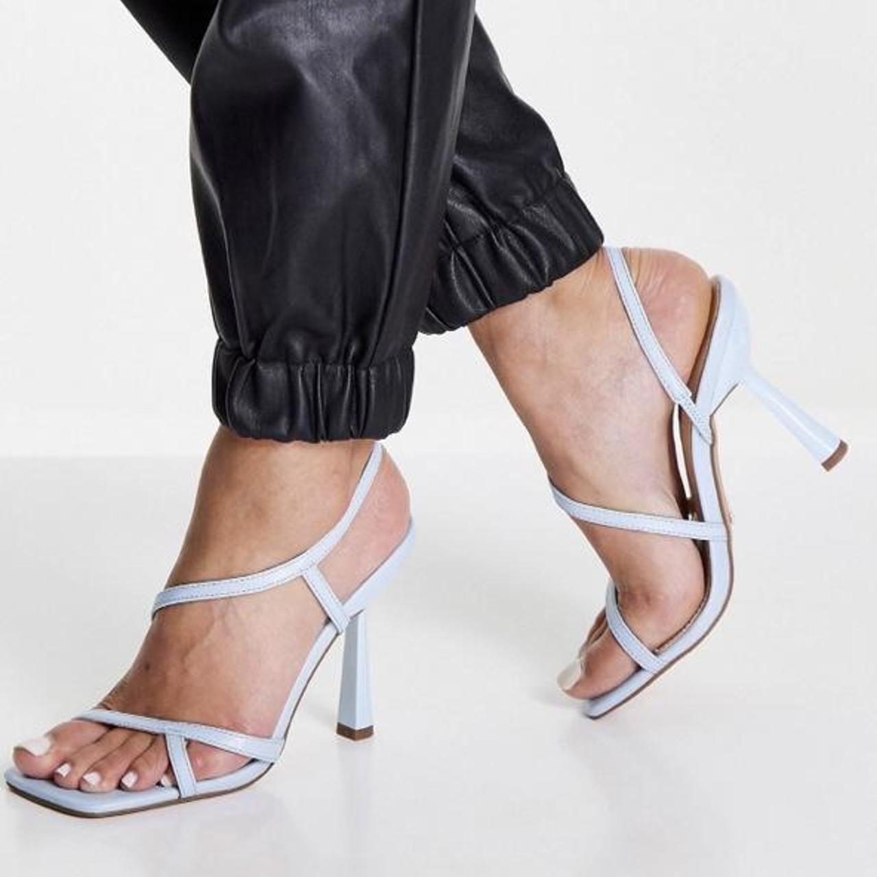 Strappy heeled sales sandals topshop