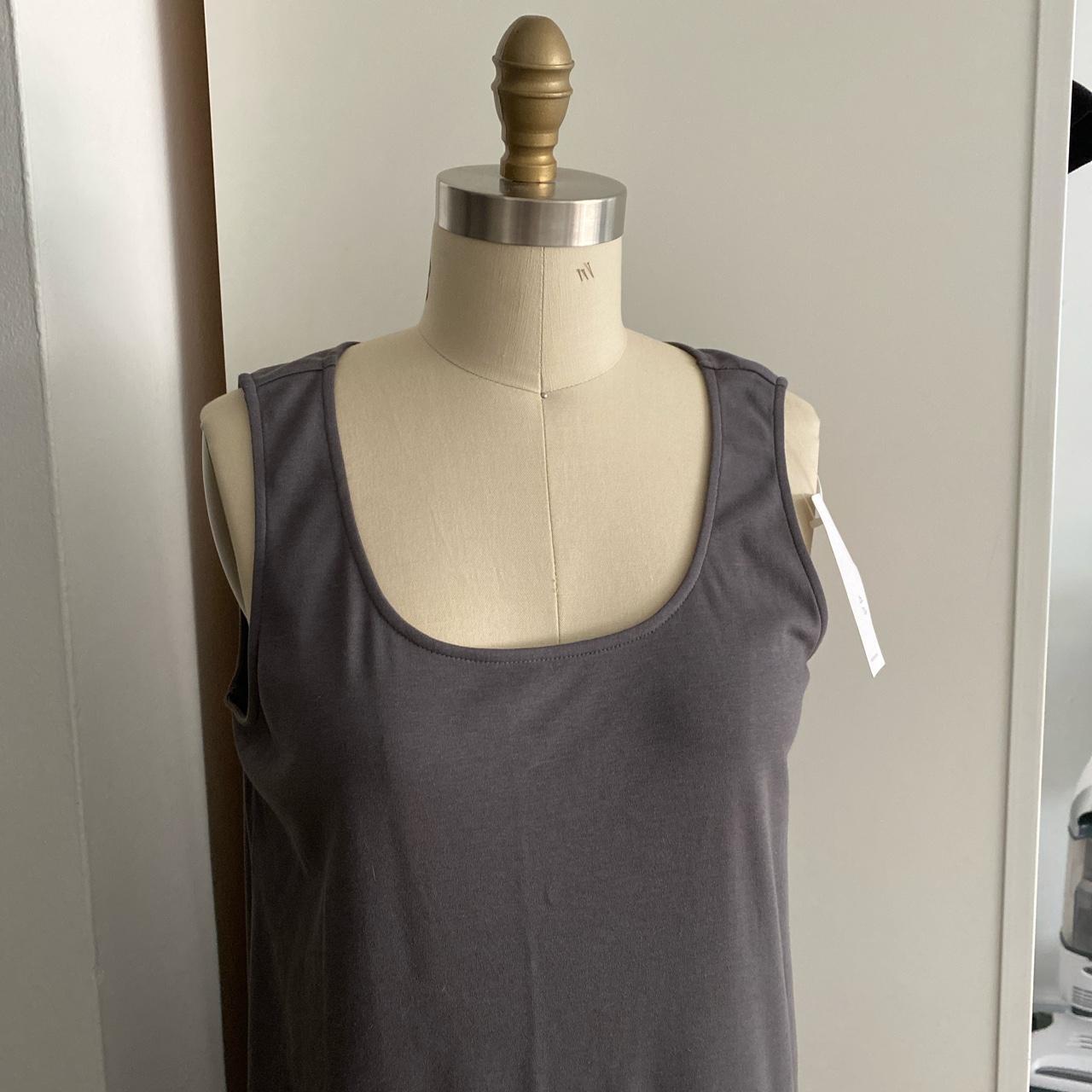 Eileen Fisher Women's Grey Dress | Depop