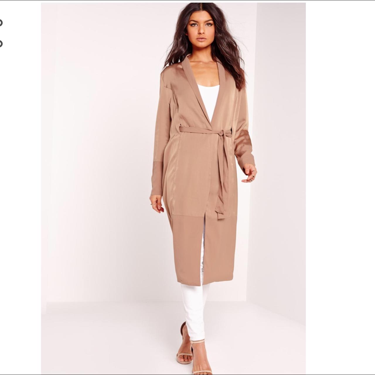 Long chiffon duster on sale coat