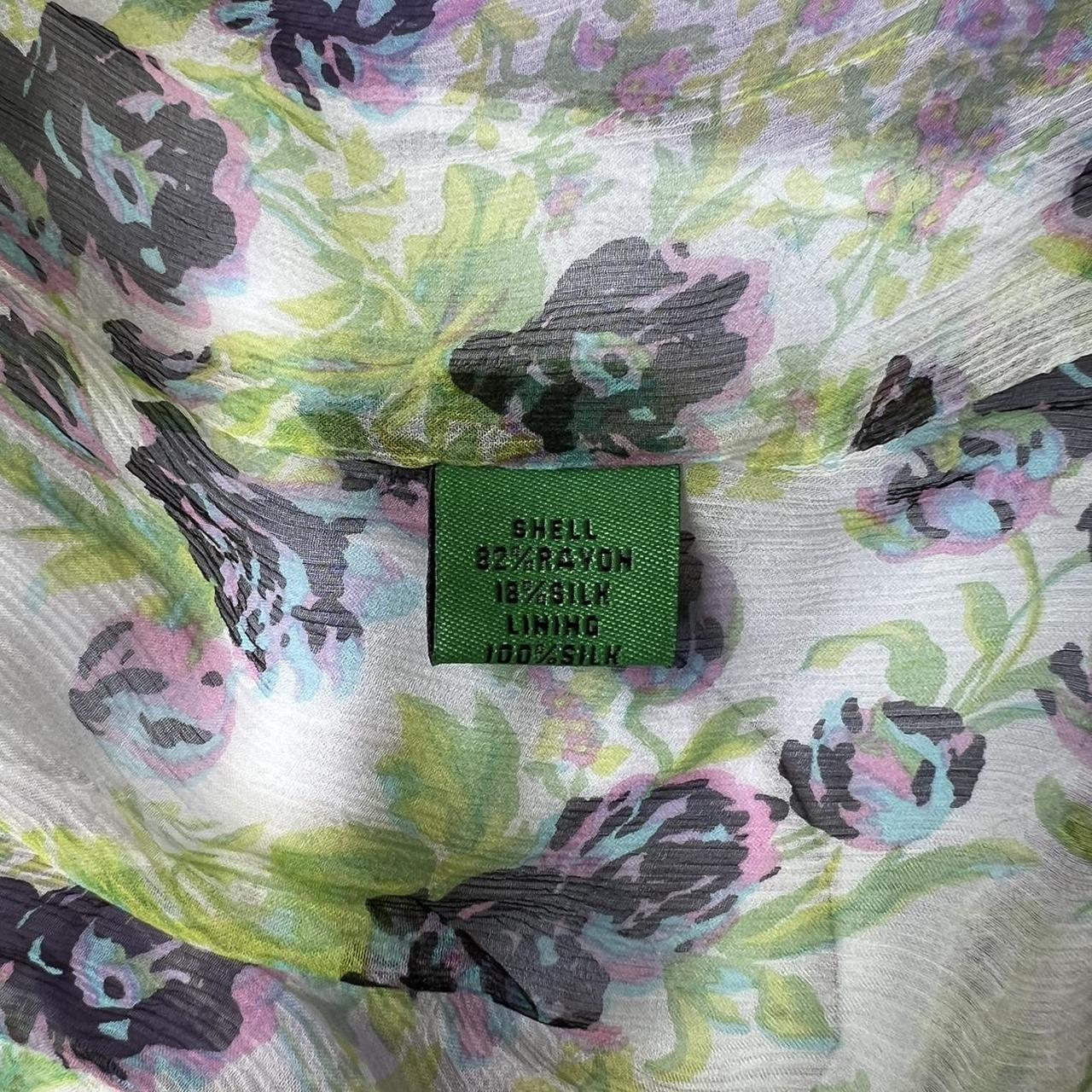 Tibi Women's Purple and Green Coat (4)