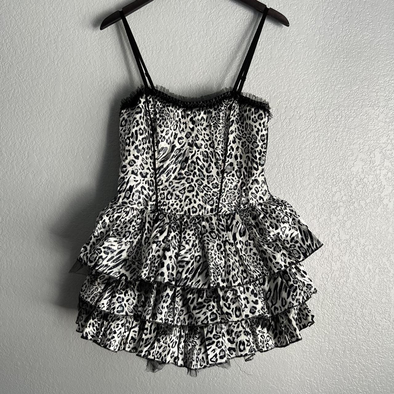 Lip Service leopard print tutu dress purchased from... Depop