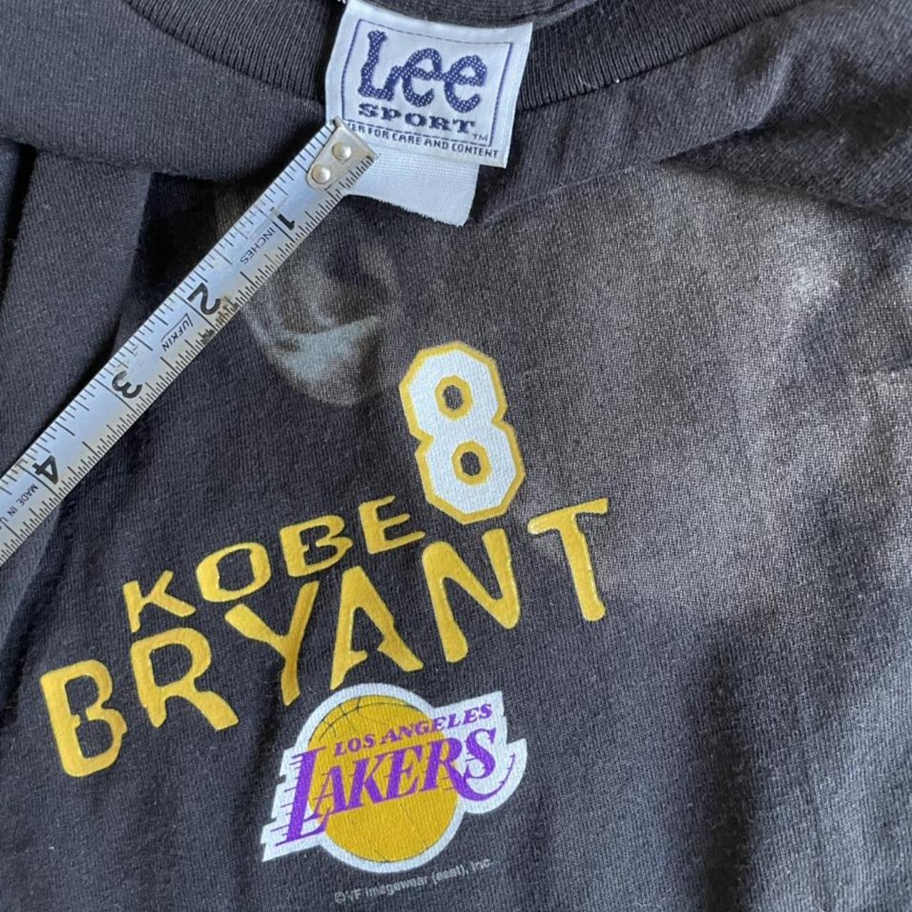 LA lakers Vintage kobe Bryant shirt big face fro... - Depop