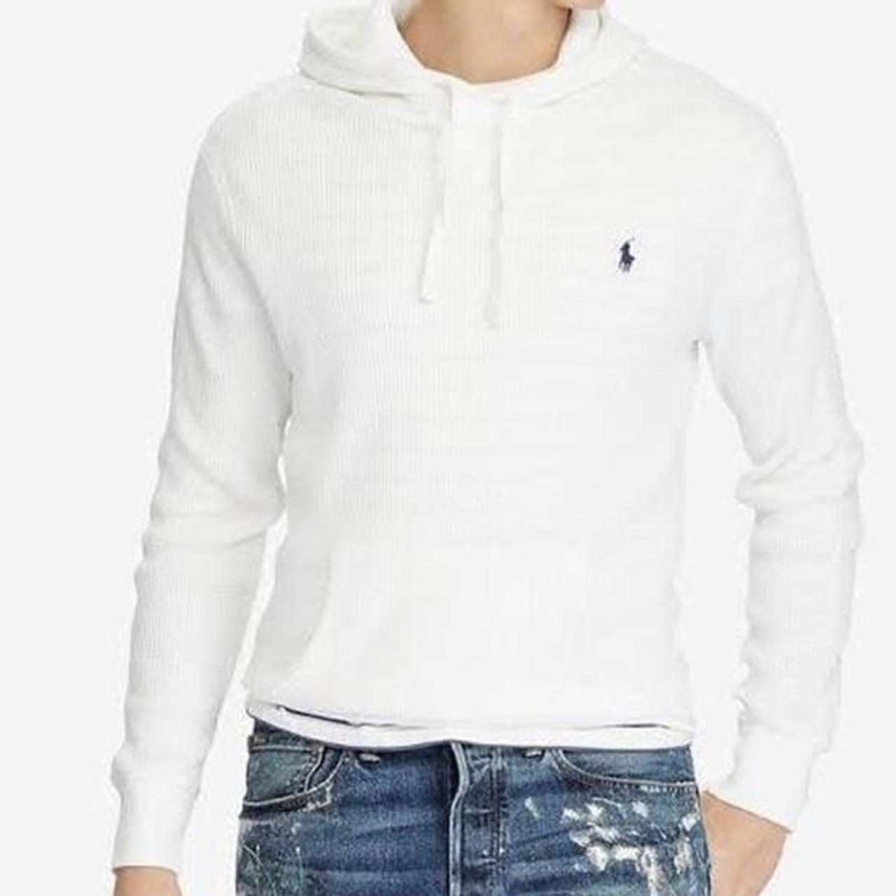 ralph lauren waffle hoodie