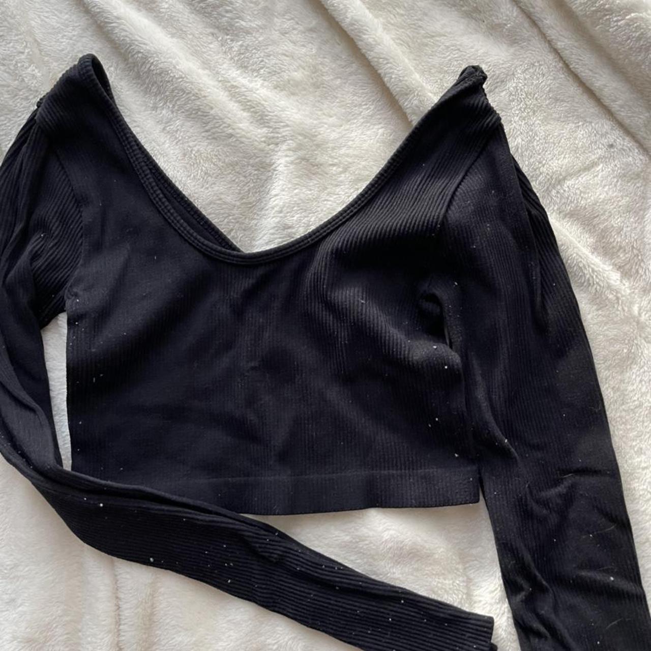 Glassons cropped and long sleeve Super stretchy... Depop