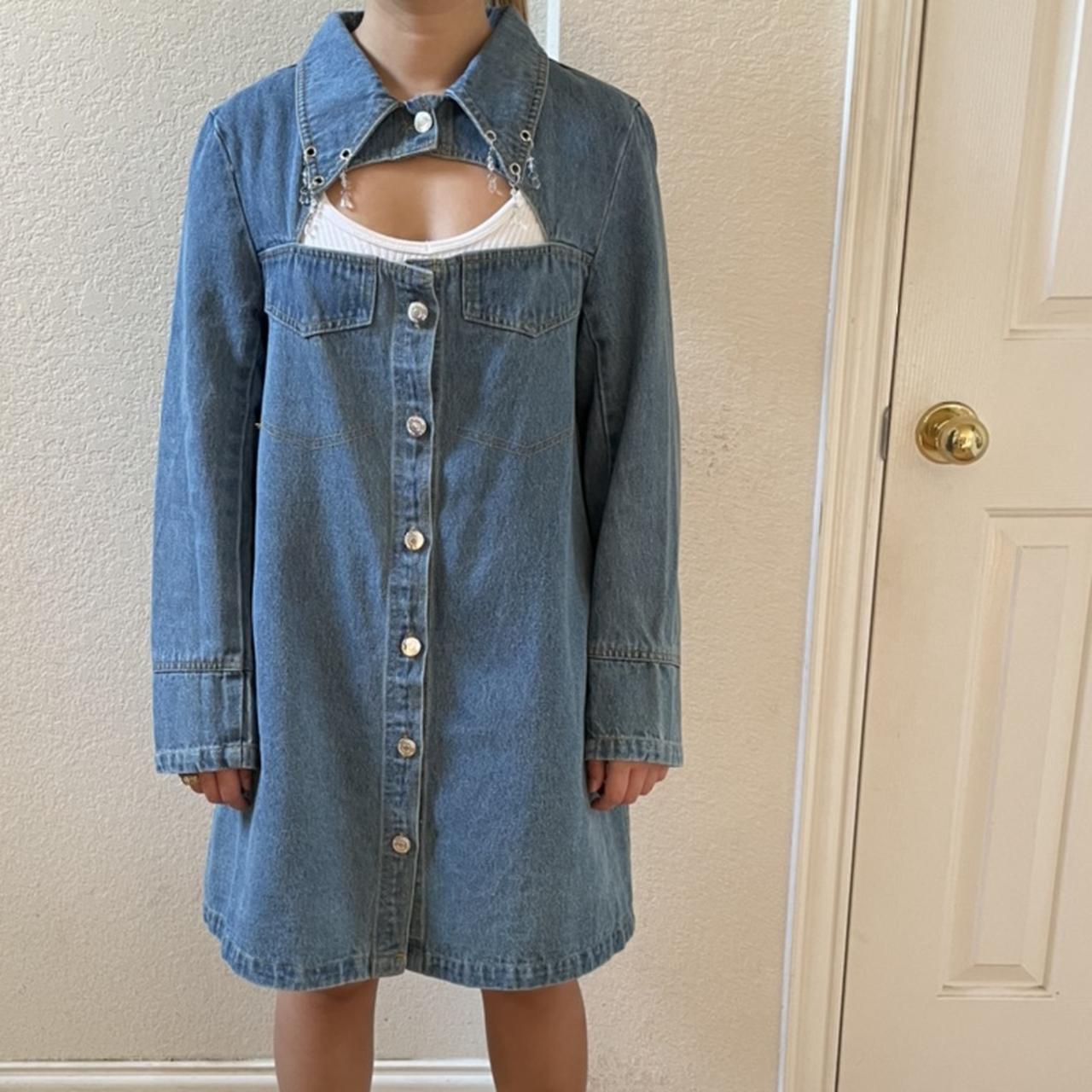 Denim hot sale house dress