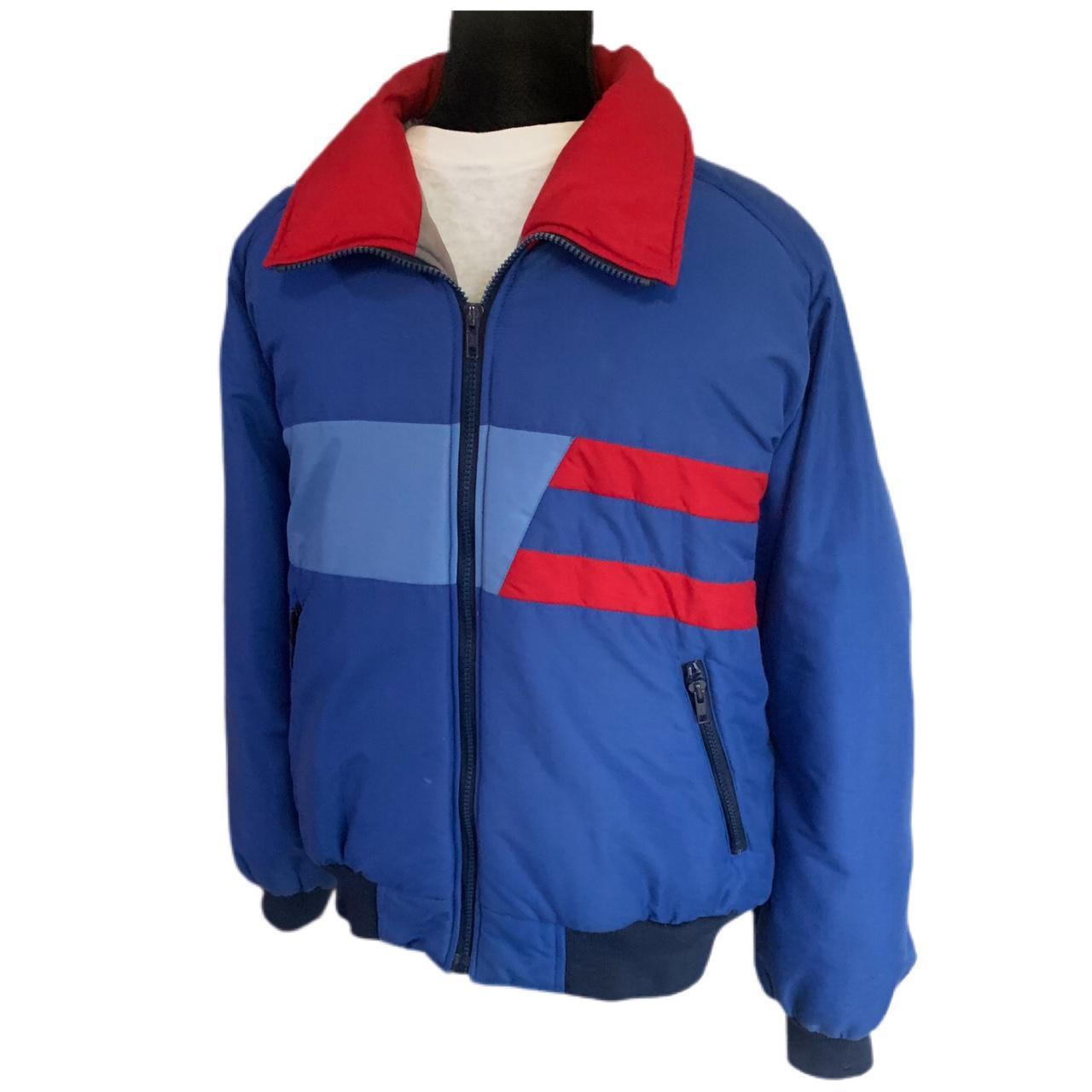 Men's Blue and Red Jacket (2)