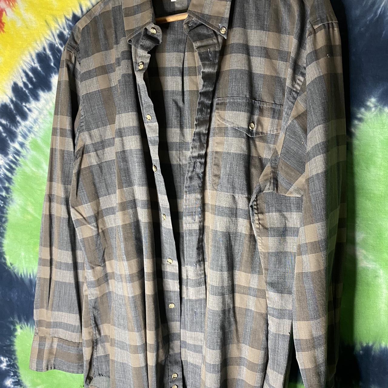 vintage button up vintage vintageflannel Depop