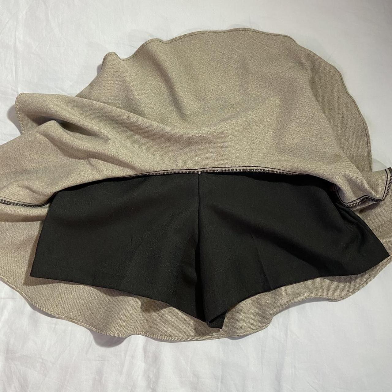 Stylenanda Women's Grey and Black Skirt (3)