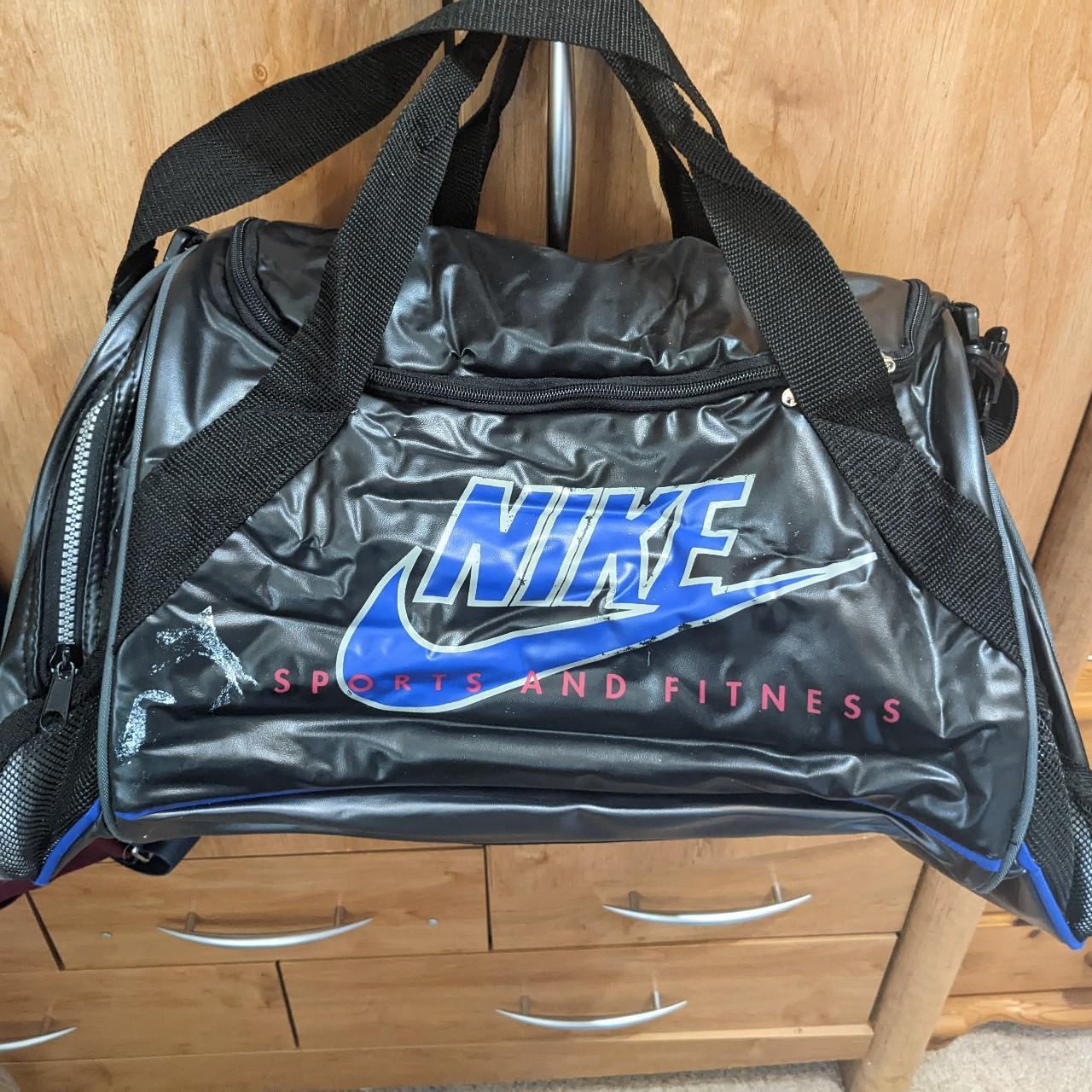 Nike Men's Black and Blue Bag | Depop