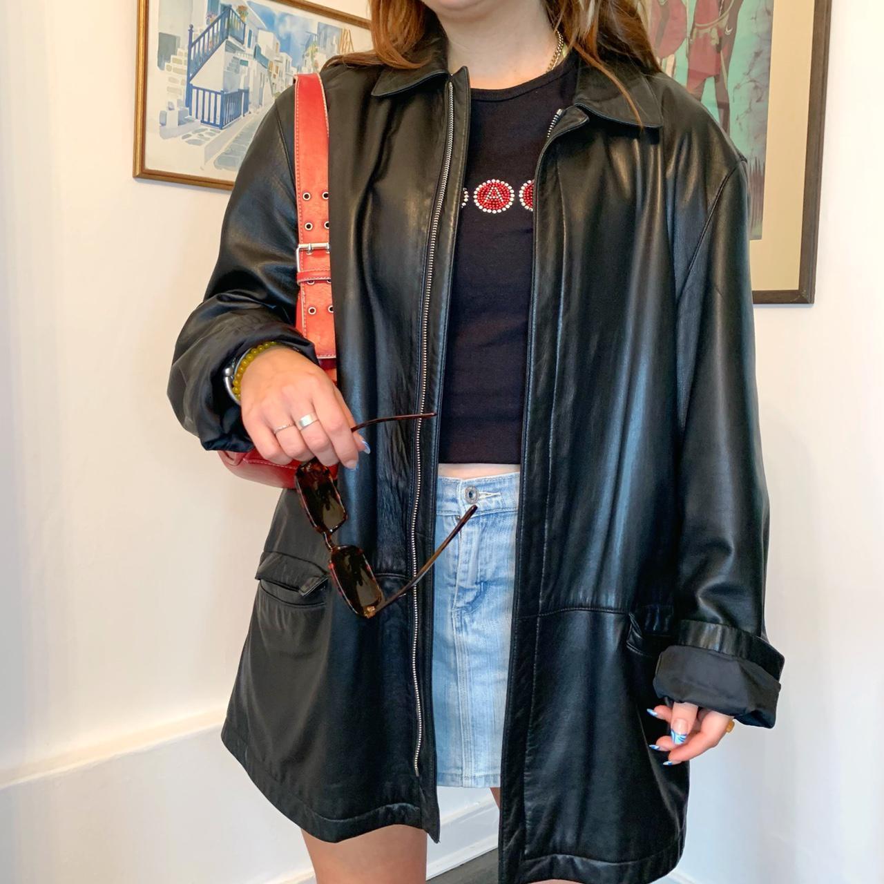 hugo boss leather jacket quality