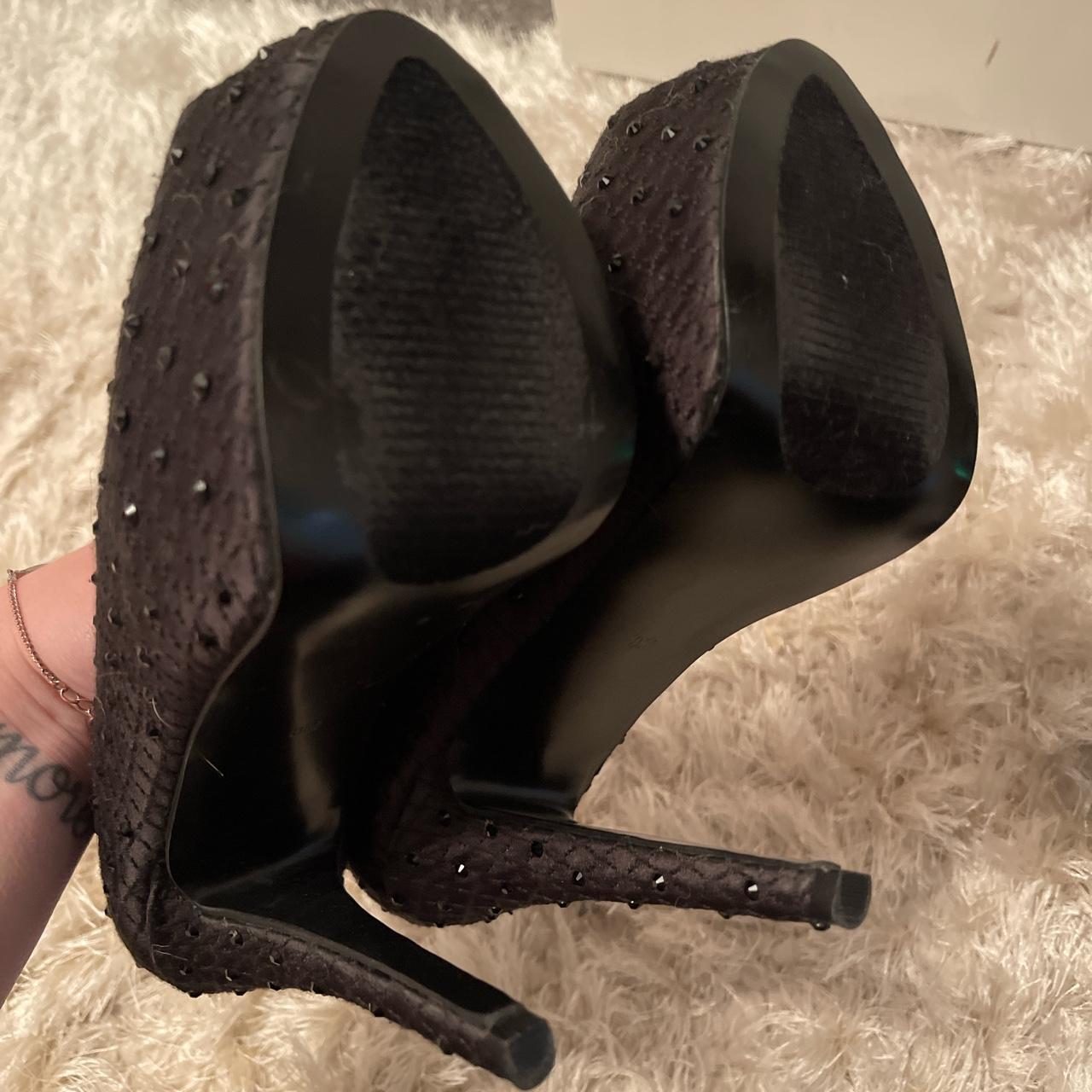 STEVE MADDEN BLACK STUDDED STILETTOS Actually Depop