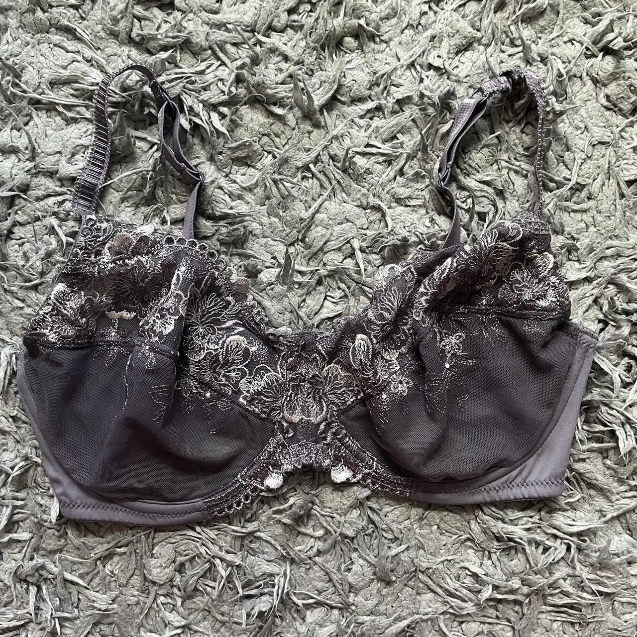 Stunning lace Bralette with beautiful detailing... - Depop