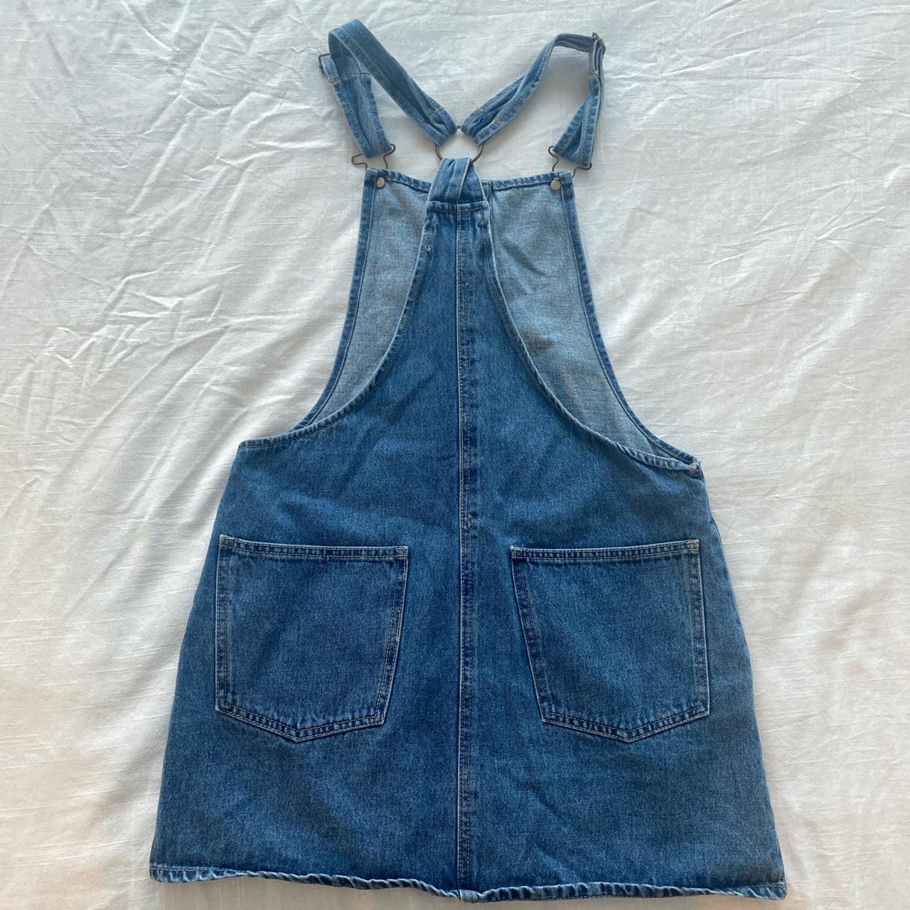 Forever 21 - Denim overall dress 👖 IT HAS FRONT... - Depop