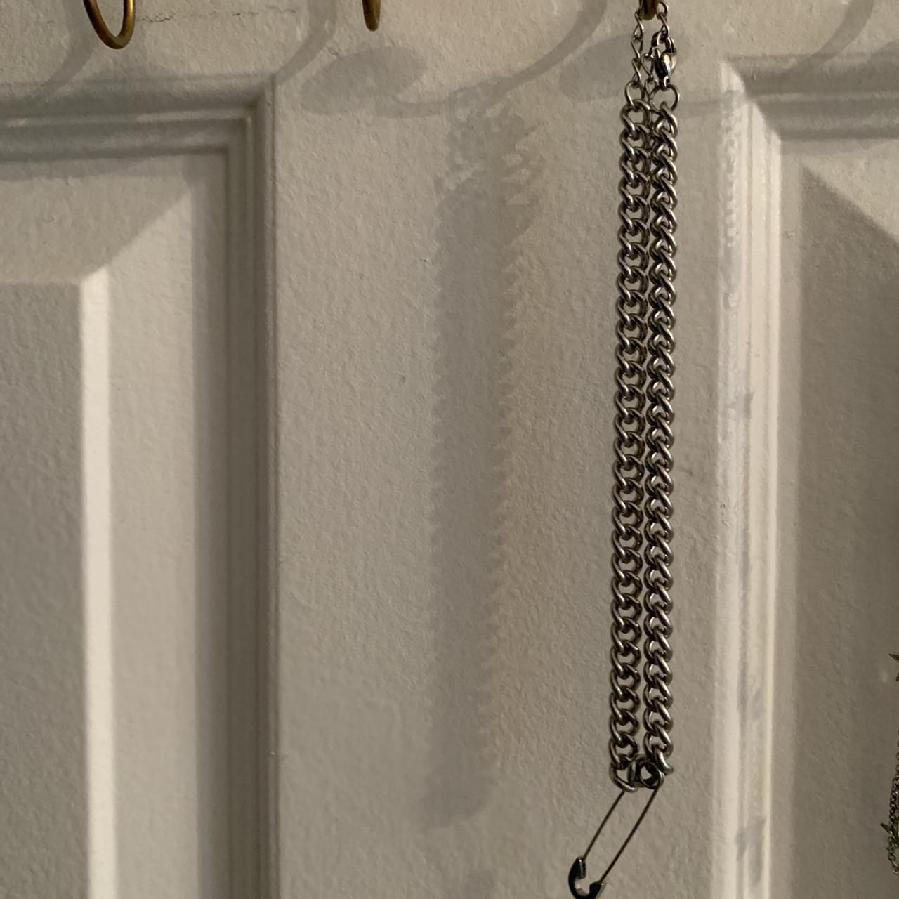 Brandy melville paperclip necklace discount