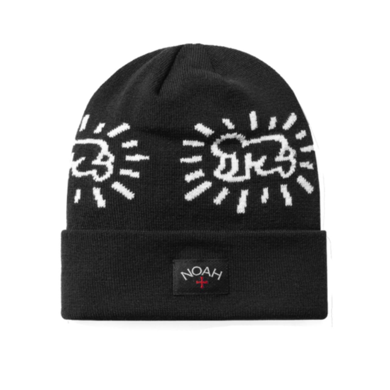 Noah X Keith Haring Beanie Black • 100% ACRYLIC •... - Depop