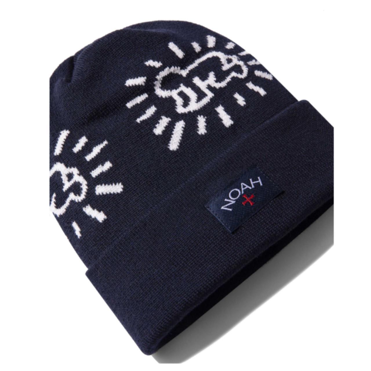 Noah X Keith Haring Beanie Navy, • 100% ACRYLIC, •...