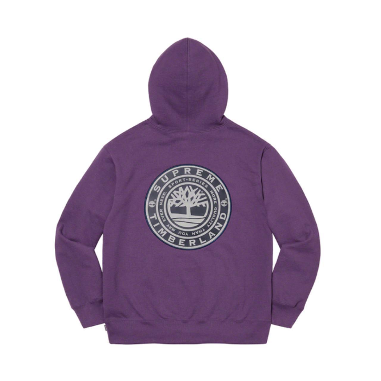 purple timberland hoodie