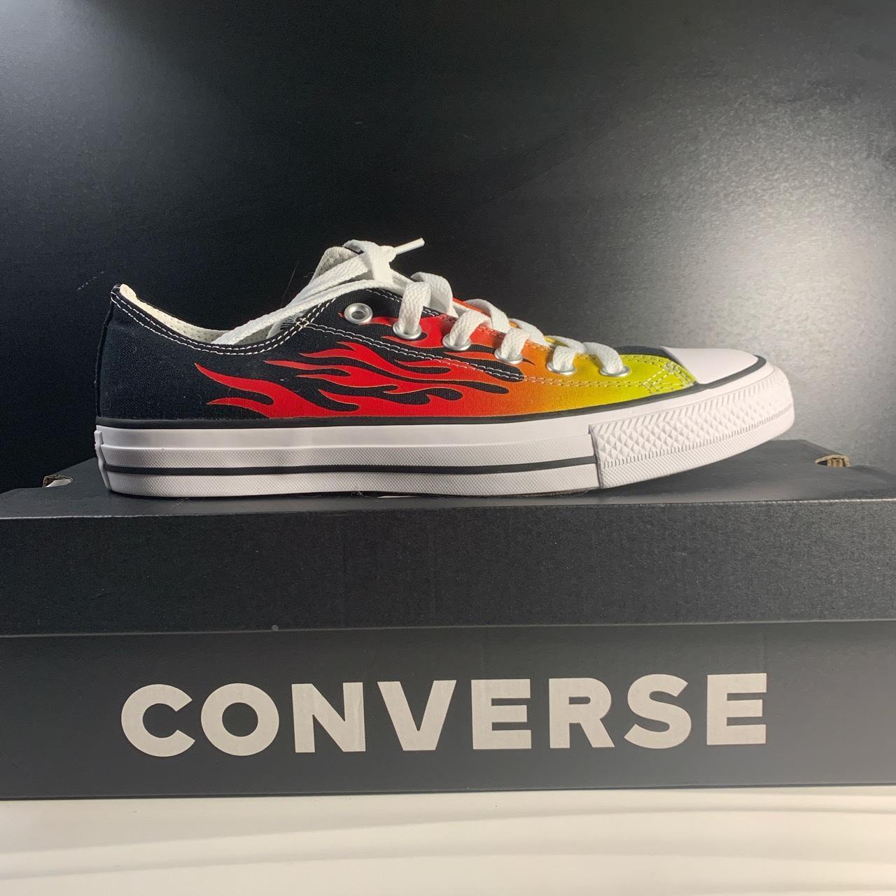 Converse flame store sneakers