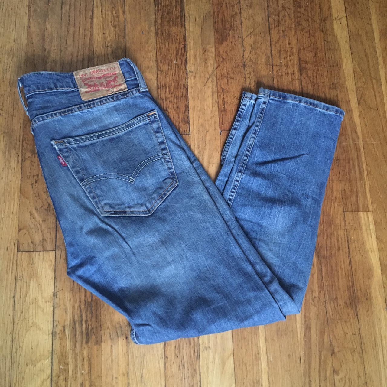 Levi’s 502 regular taper jeans Small yellow mark on... - Depop