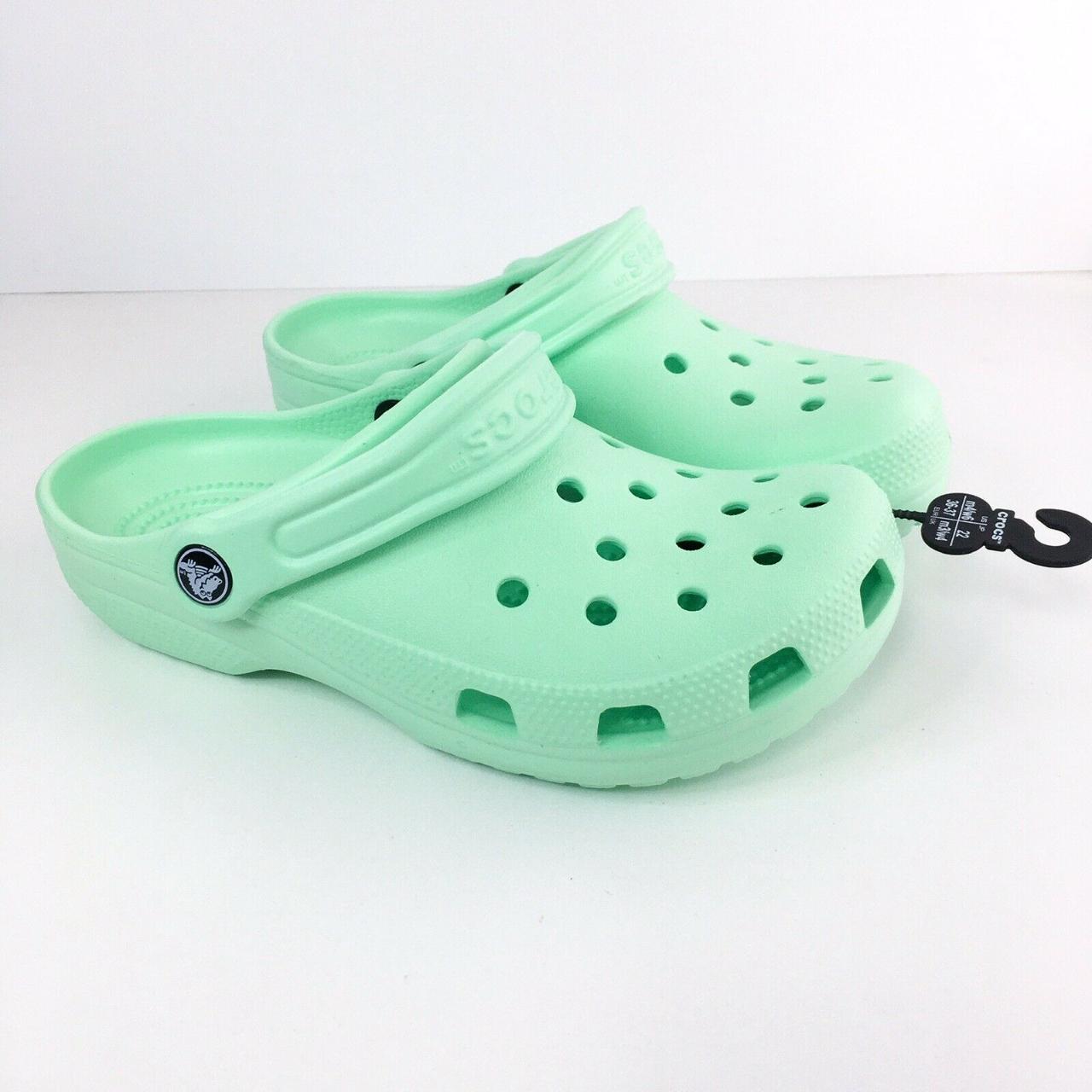 CROCS Classic Clogs Neo Mint Green US Size Men