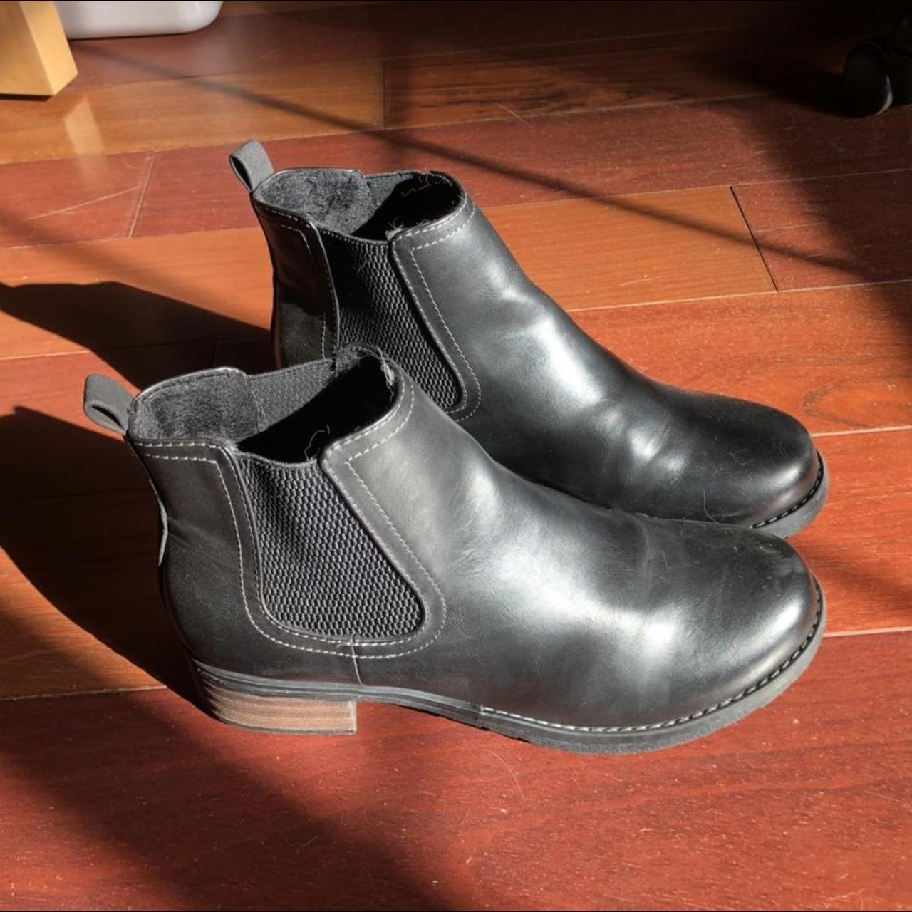 black eastland boots