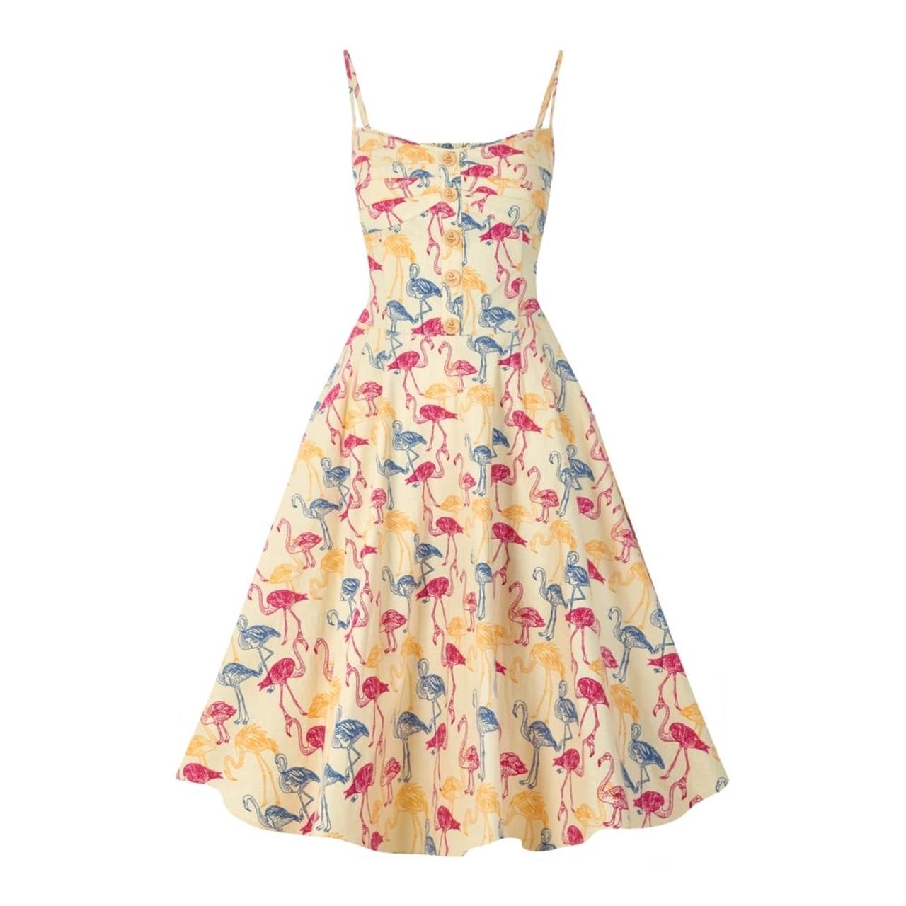 Collectif 2024 flamingo dress