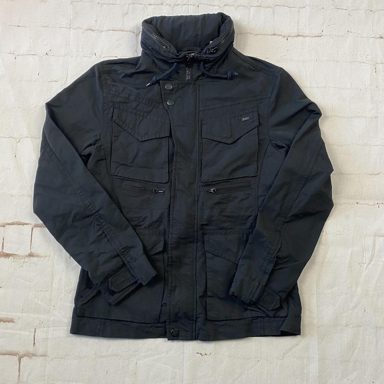 Levi's Hooded Quilted Utility Trucker Jacket... - Depop