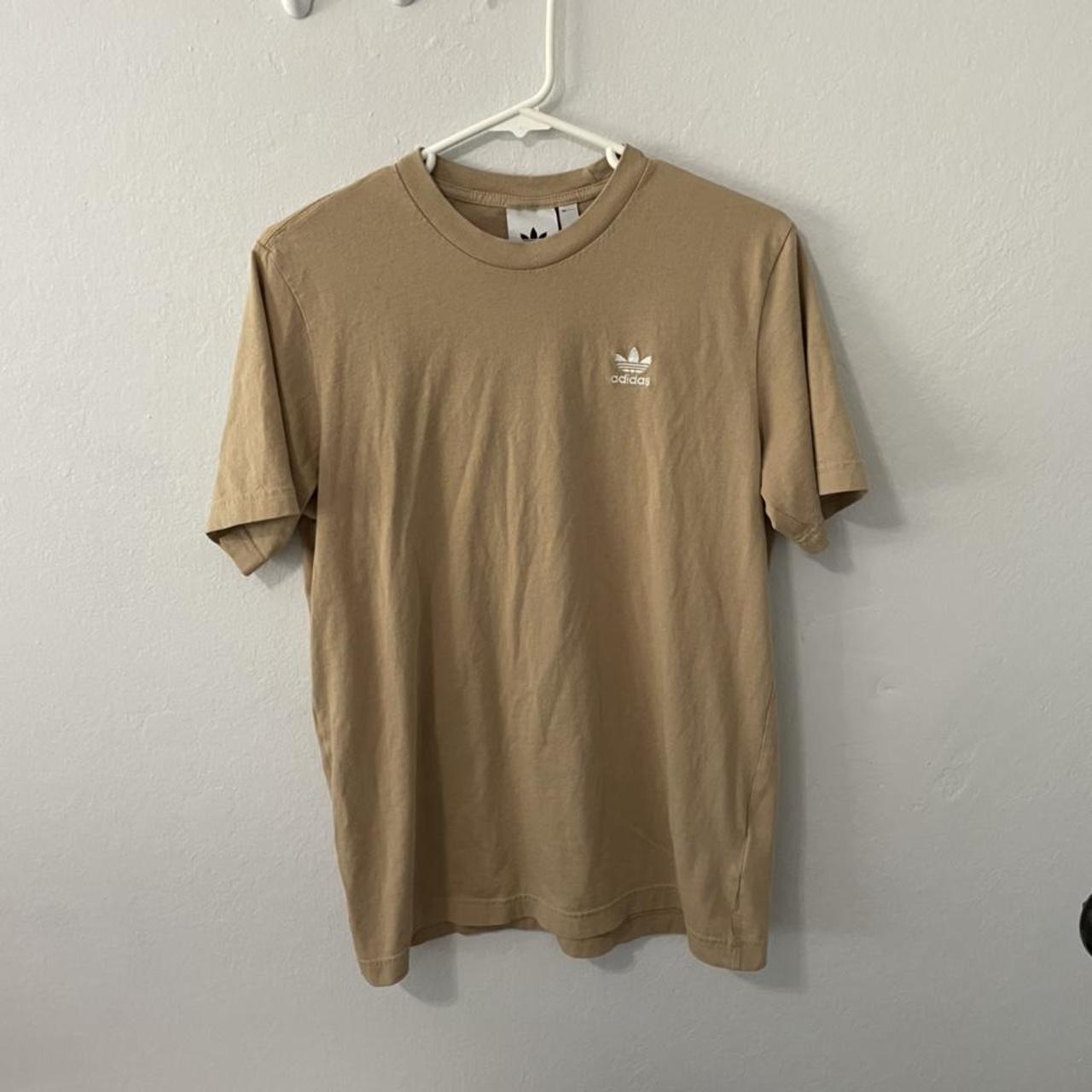 light brown adidas shirt