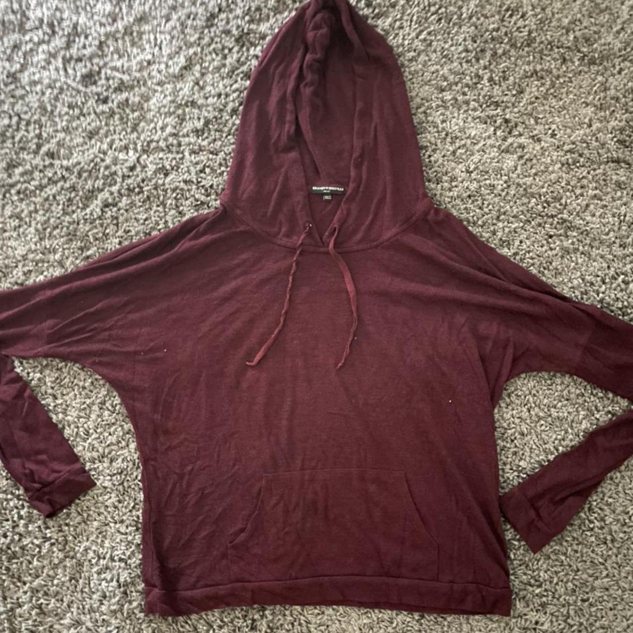 Brandy Melville Women's Hoodie - Red - One Size