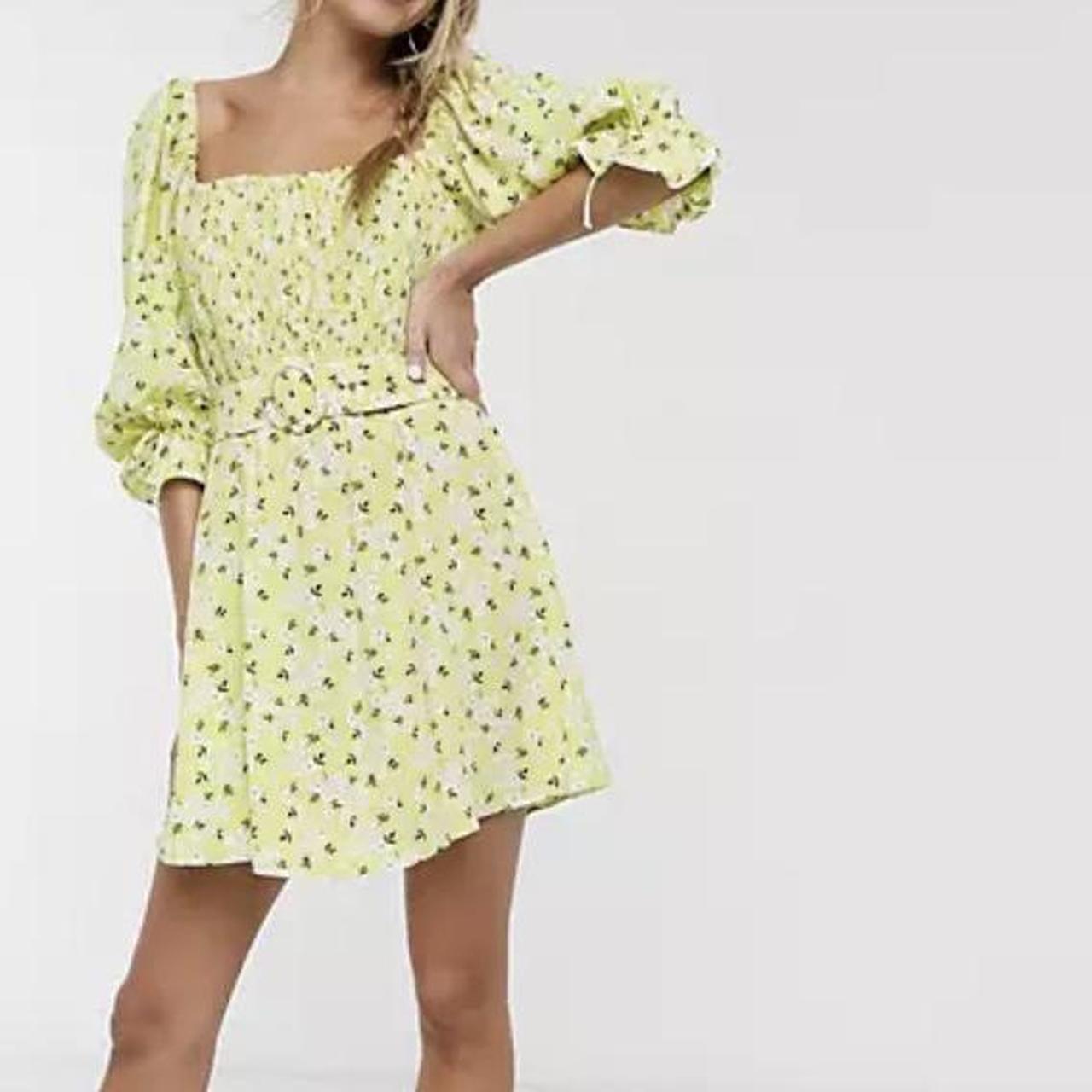 For Love & Lemons Chrysanthemum mini dress. Worn... Depop