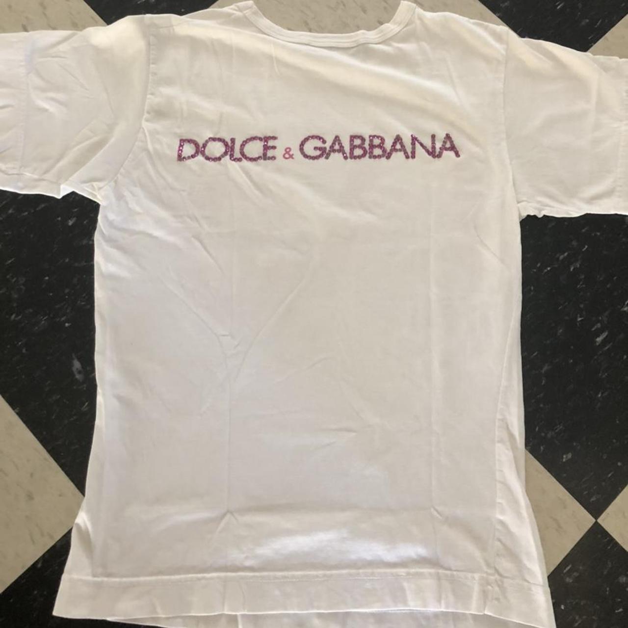 Vintage 2000s Y2K D&G Dolce and Gabbana t shirt.... - Depop