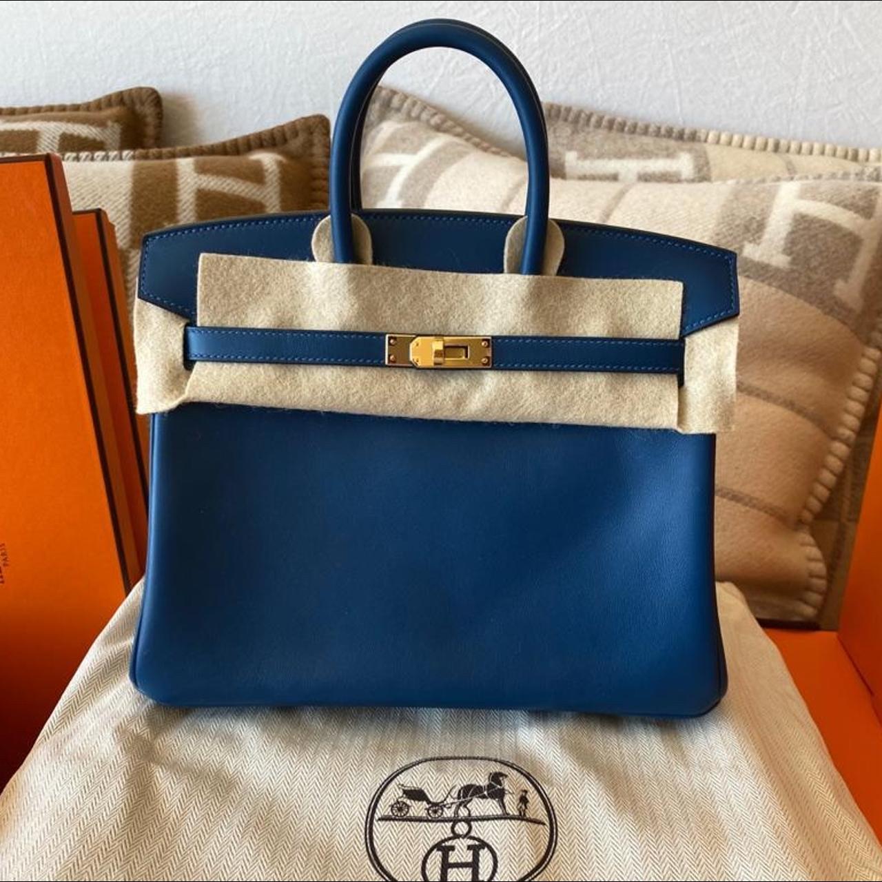 HERMES Birkin 25 swift blue deep