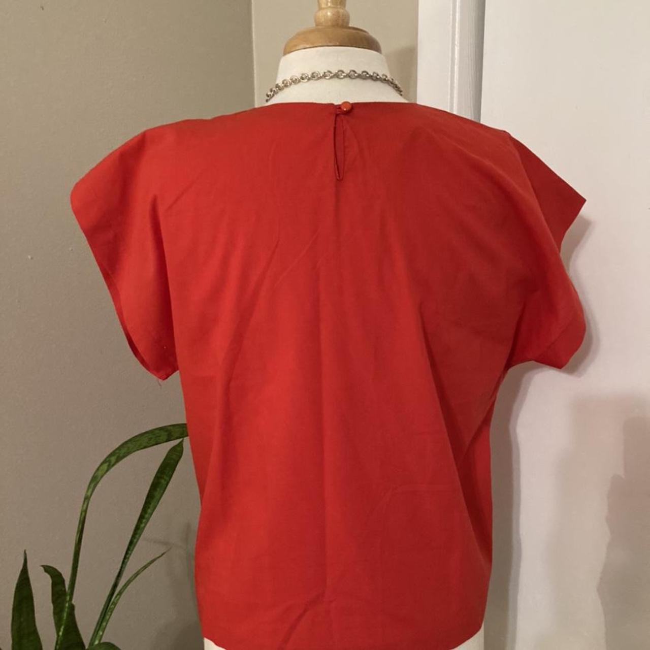 Women's Red Blouse (3)