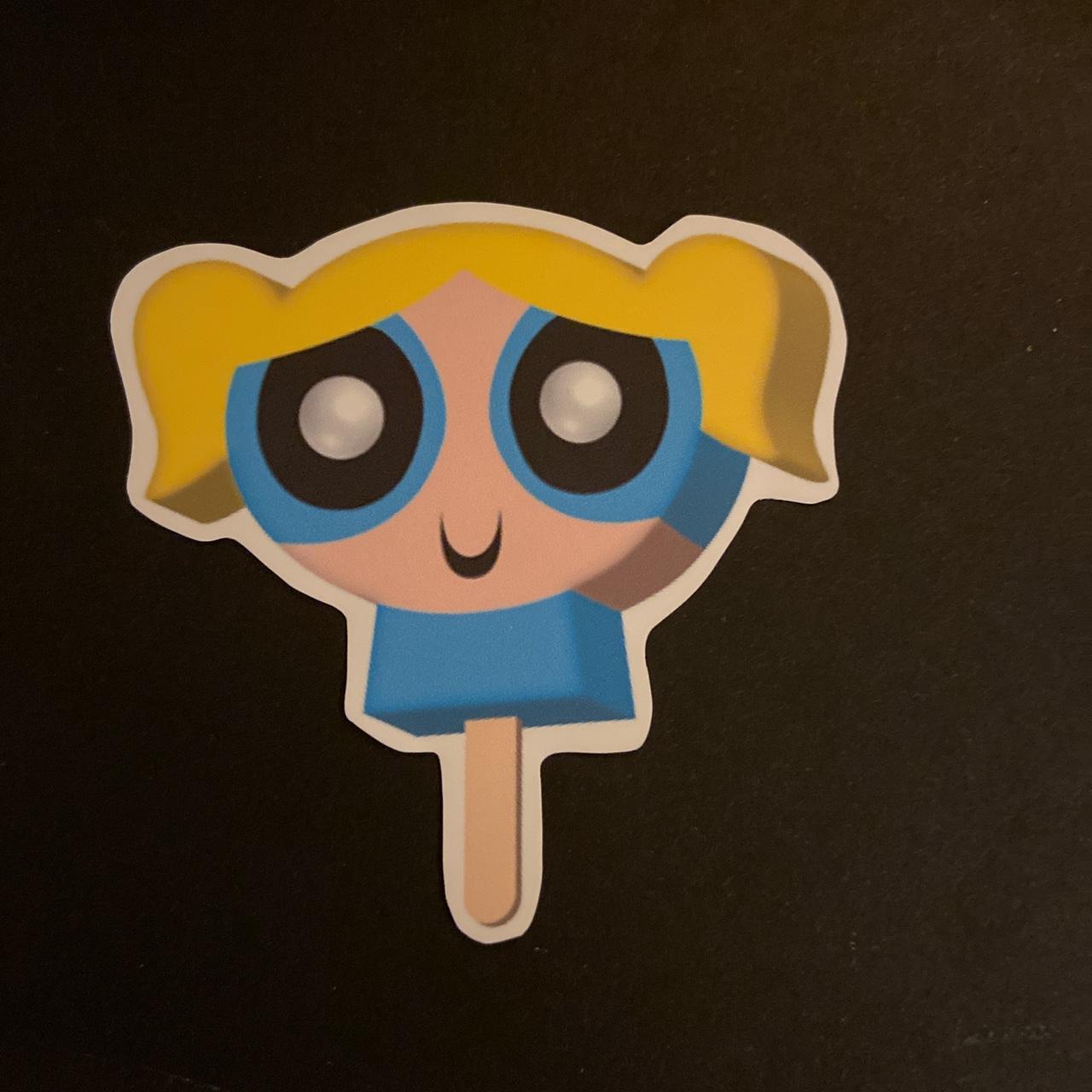 Powerpuff Girls Bubbles Ice cream sticker 🫧🍨 🌸 Made... - Depop