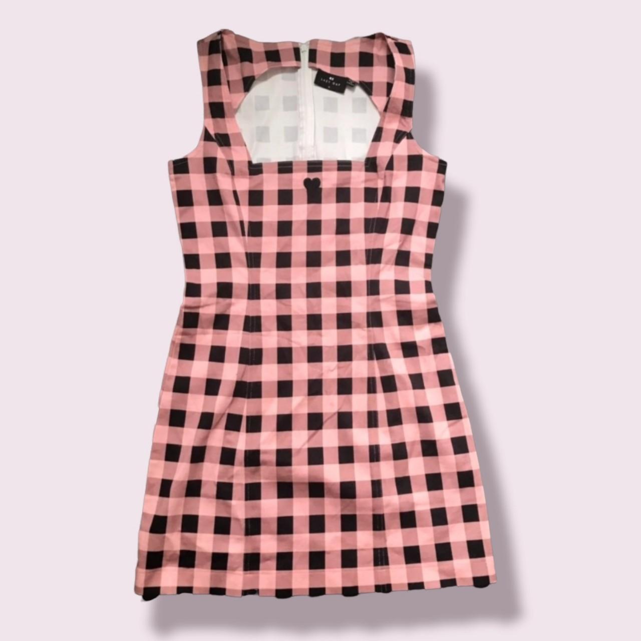 Lazy oaf 2024 pink gingham dress