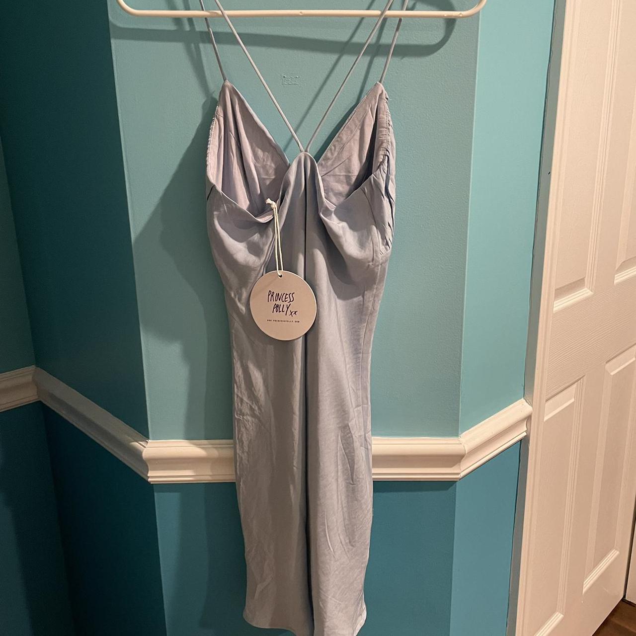 Princess Polly Jessa Mini Dress Blue Size 2 - Depop